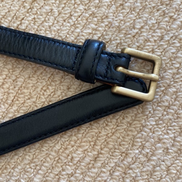 Thin black Moschino belt - Picture 5 of 5